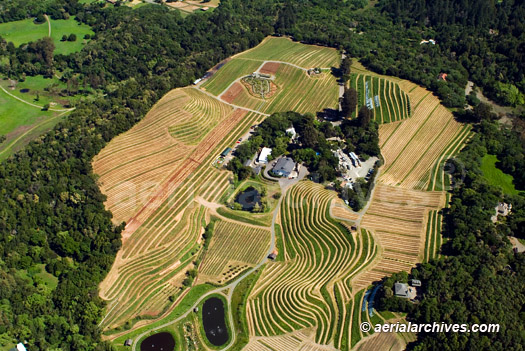 © aerialarchives.com,   Aerial photograph Opus One winery Napa Valley, AHLB3692