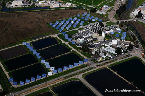 solar panels warehouse rooftop aerial photography AHLB7638 C1D20T © aerialarchives.com