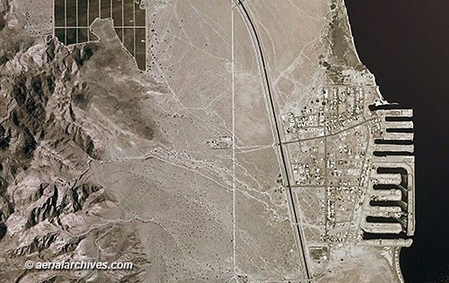 © aerialarchives.com aerial photo map riverside county california, salton sea, desert shores
AHLV3328 
